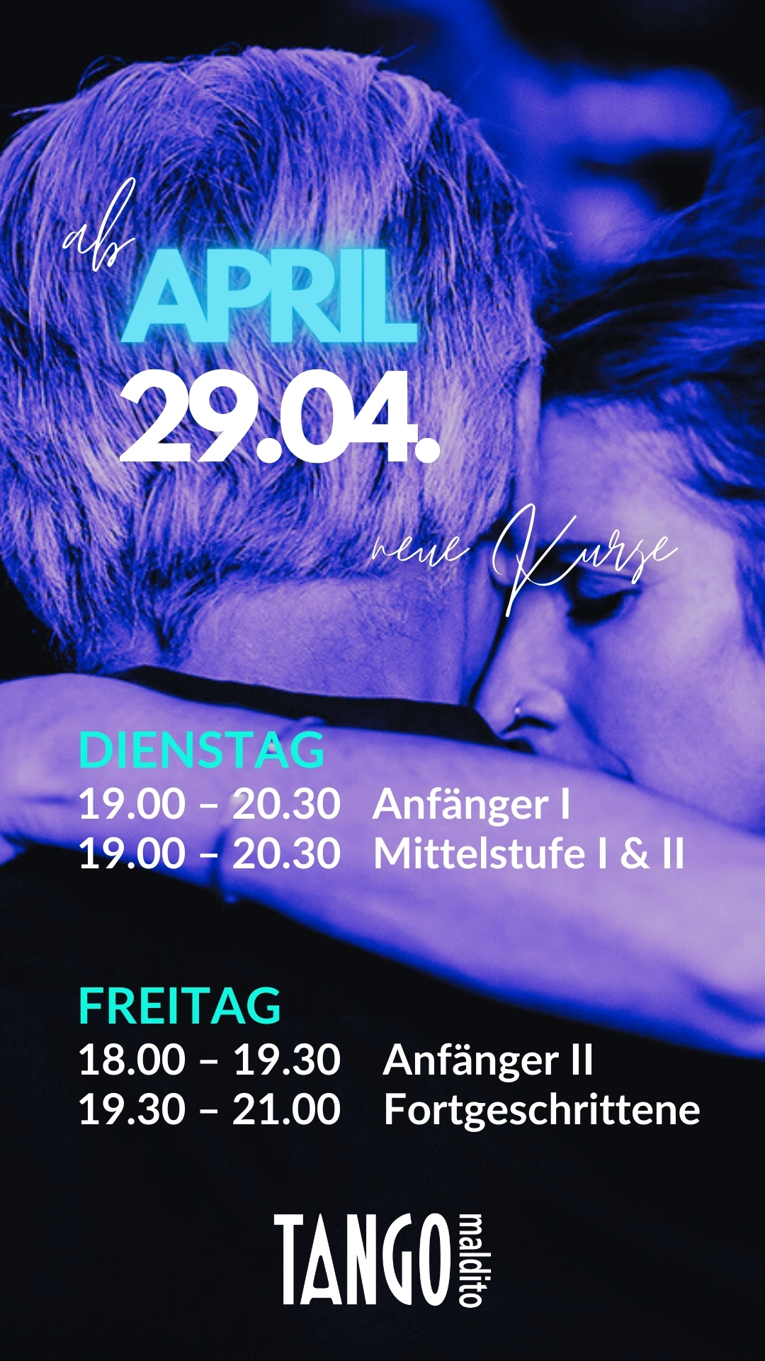 TANGO maldito Neue Kurse 2025